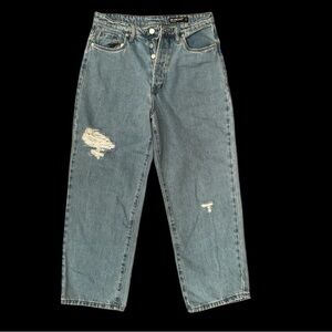 Blank NYC Jeans- The Baxter-Distressed - Button Fly Sz 30 Denim Casual